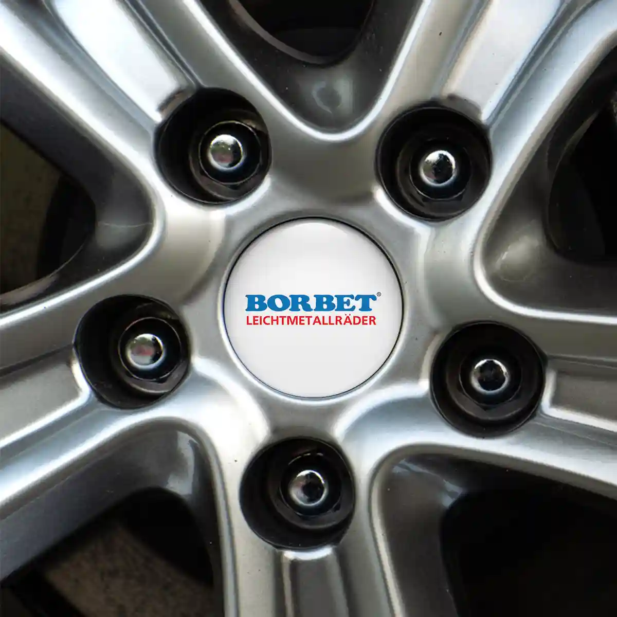 Borbet Logo Silicone Emblem Premium Quality
