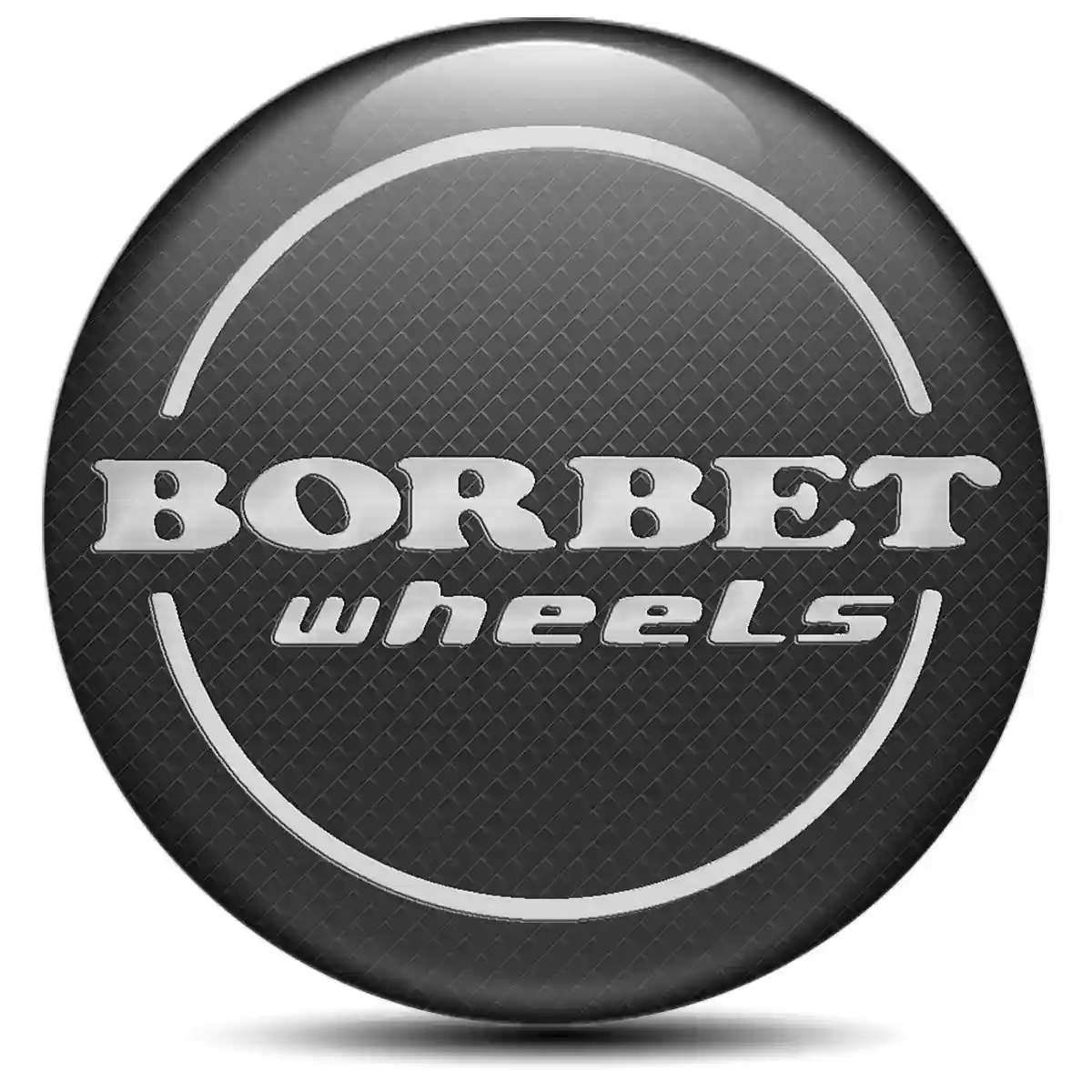 Borbet Logo Silicone Emblem Self-Adhesive High Quality
