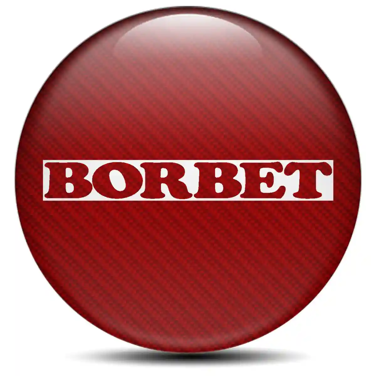 Borbet Logo Silicone Emblem Self-Adhesive Premium Edition