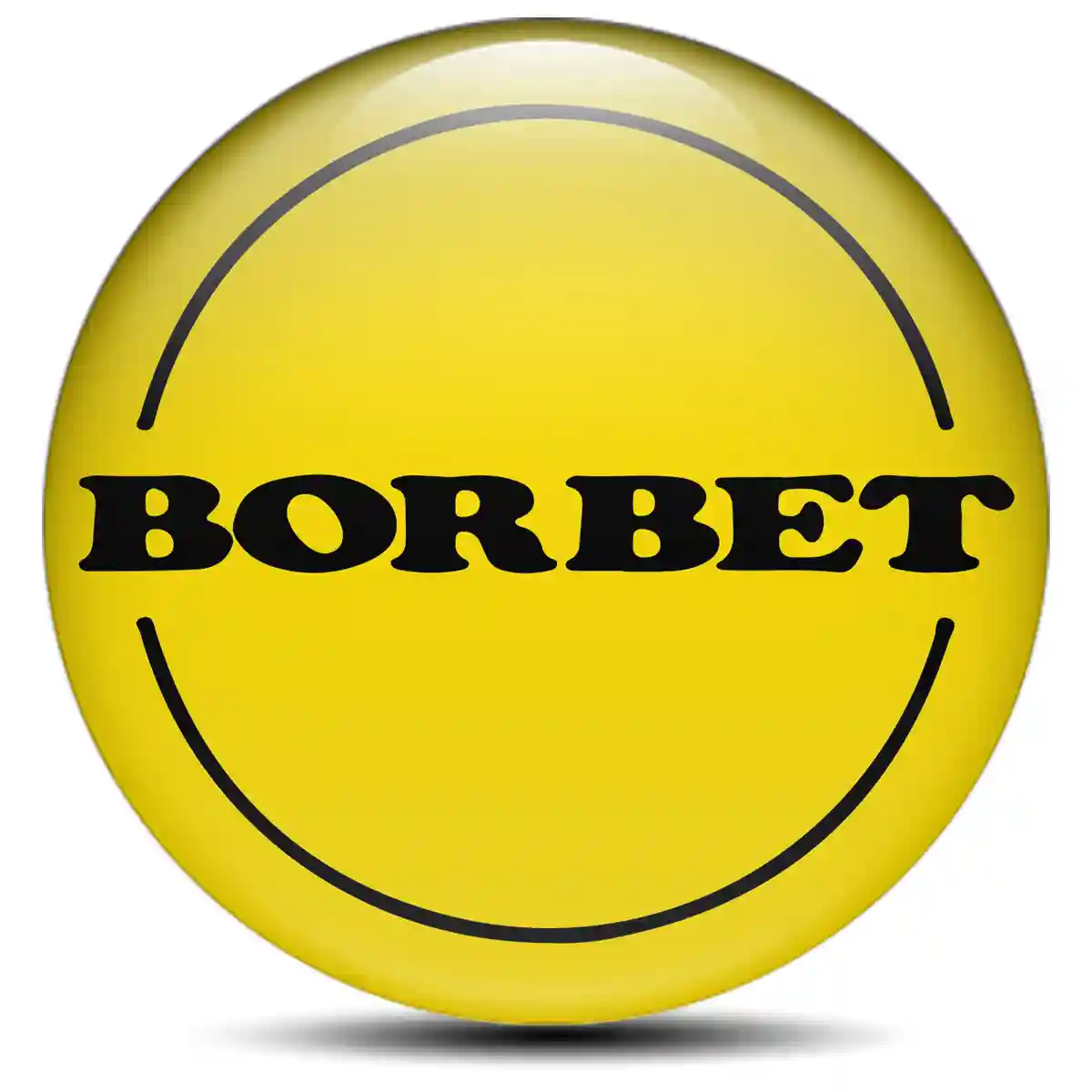 Borbet Logo Silicone Sticker High Quality