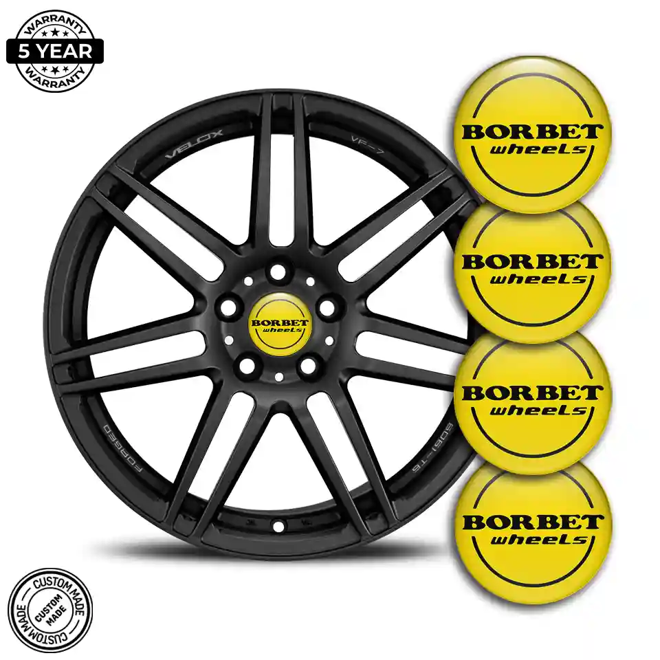 Borbet Logo Silicone Sticker Limited Edition