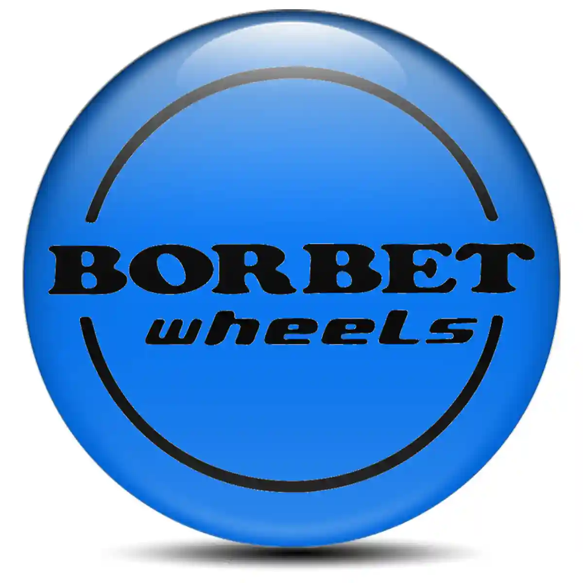Borbet Logo Silicone Sticker Self-Adhesive High Quality