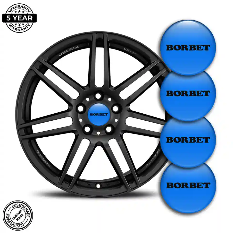 Borbet Silicone Emblem Self-Adhesive Premium Edition