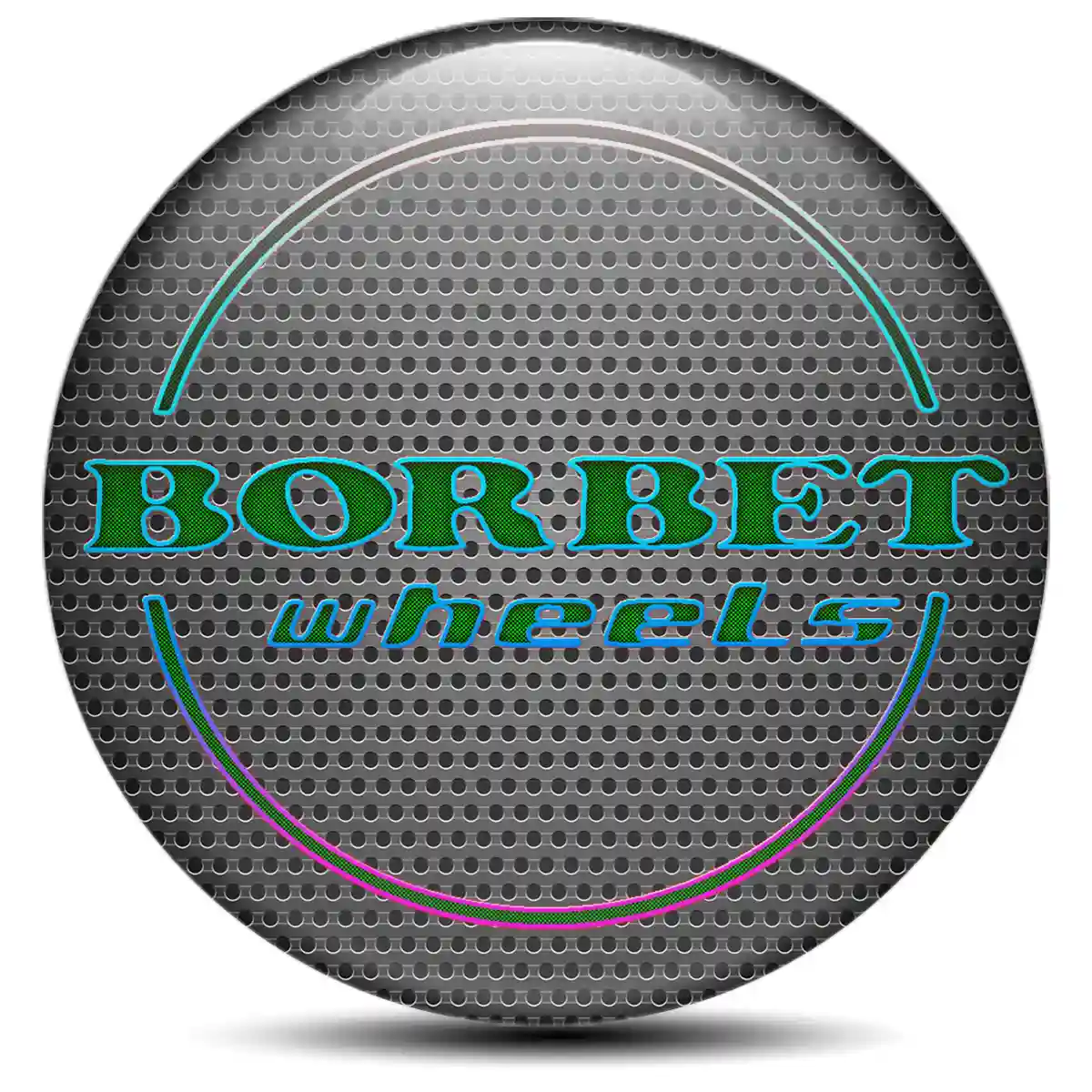 Borbet Silicone Emblem Self-Adhesive Premium Quality