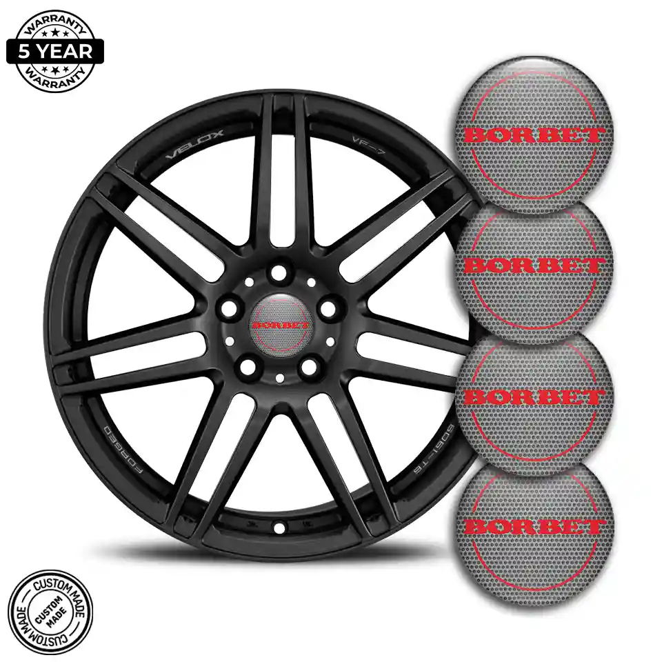 Borbet Silicone Sticker High Quality