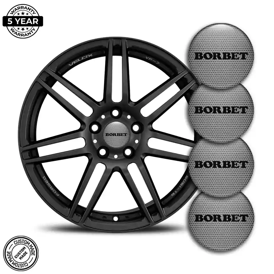 Borbet Wheel Emblems High Quality