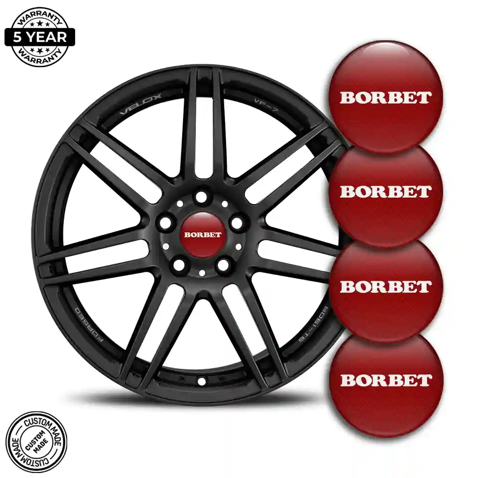 Borbet Wheel Emblems Luxury Edition
