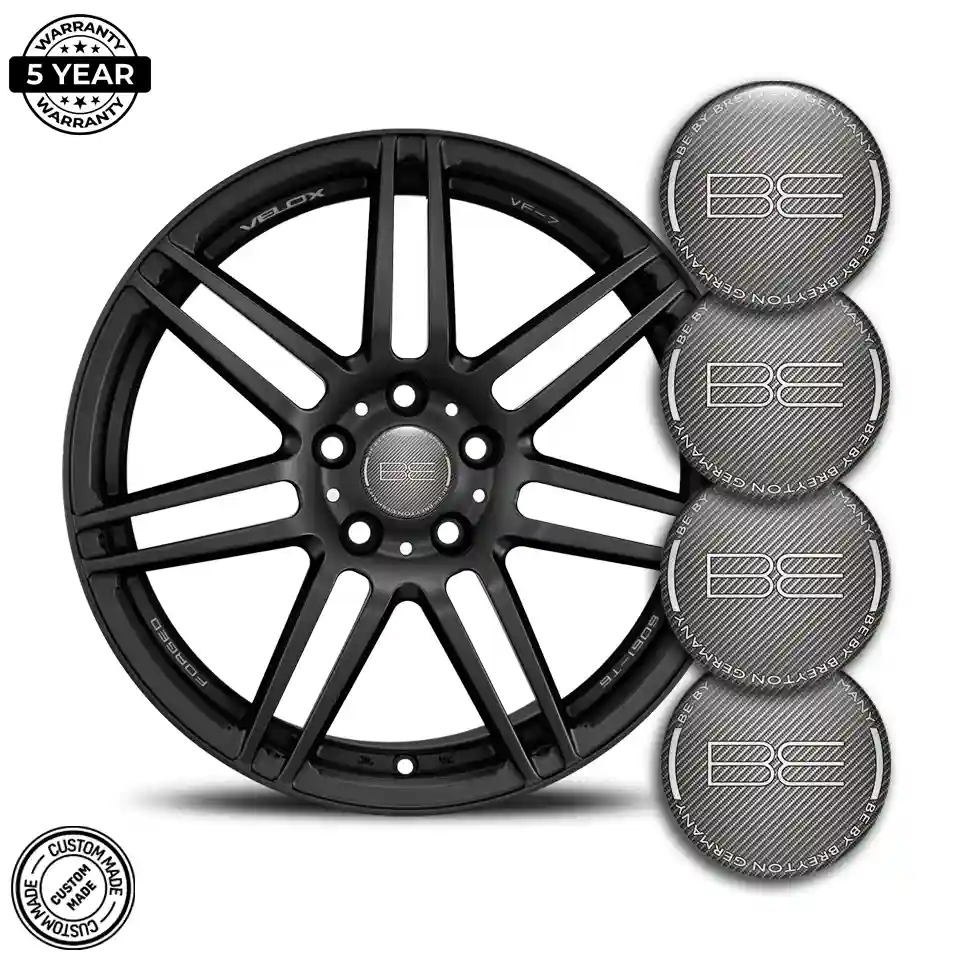 Breyton Emblem Center Hub Cap Self-Adhesive Stylish Design