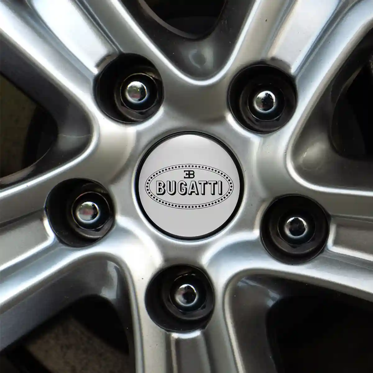 Bugatti Domed Emblem Self-Adhesive High Quality