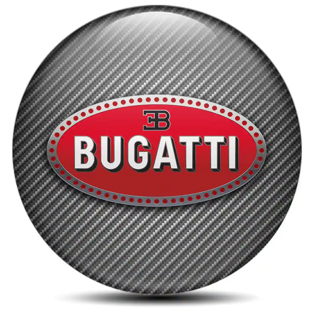 Bugatti Domed Emblem Self-Adhesive Stylish Design