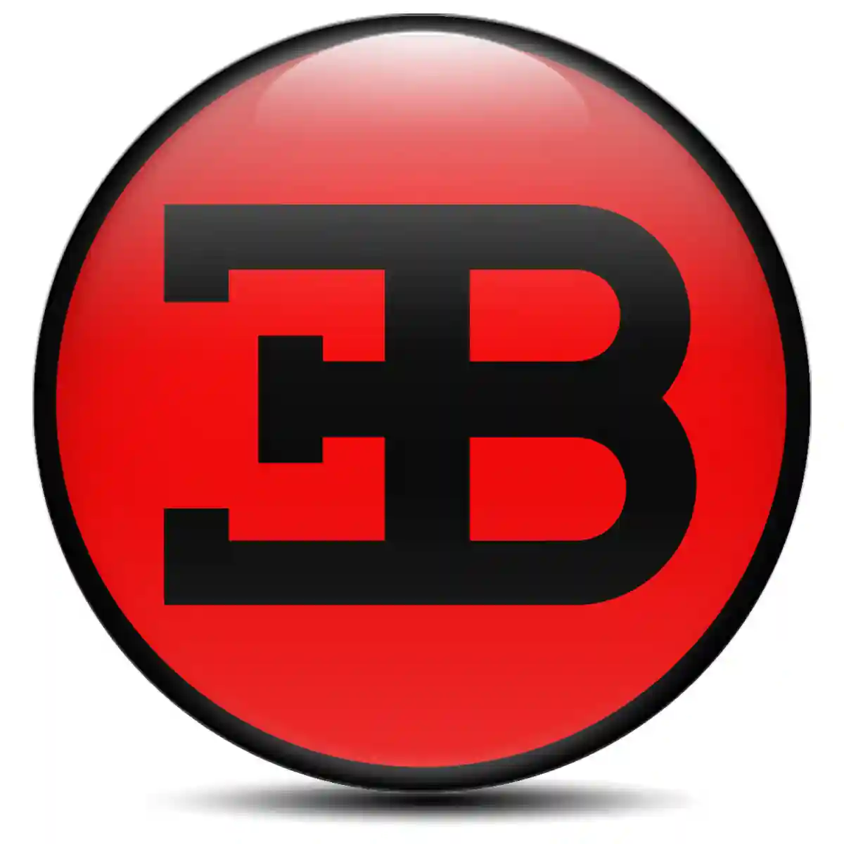 Bugatti Domed Sticker Self-Adhesive Stylish Design