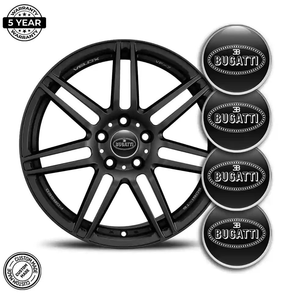 Bugatti Emblem Center Hup Cap High Quality