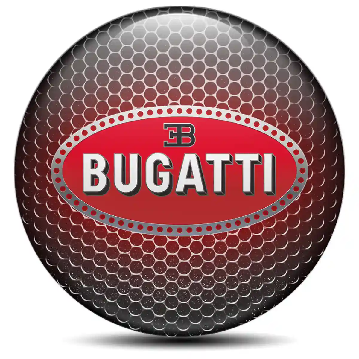 Bugatti Emblem Epoxy Self-Adhesive Stylish Design