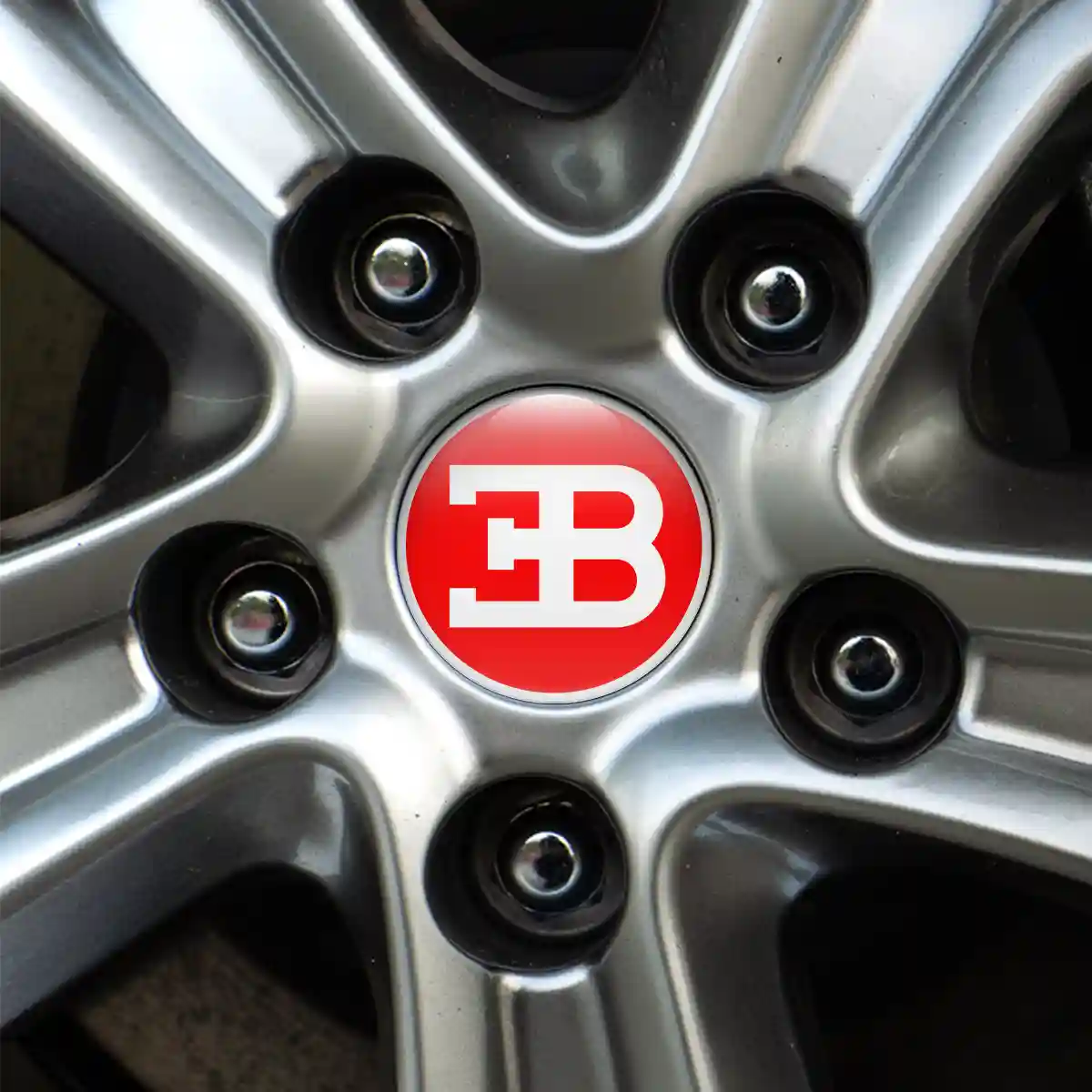 Bugatti Logo Emblem Self-Adhesive Stylish Design