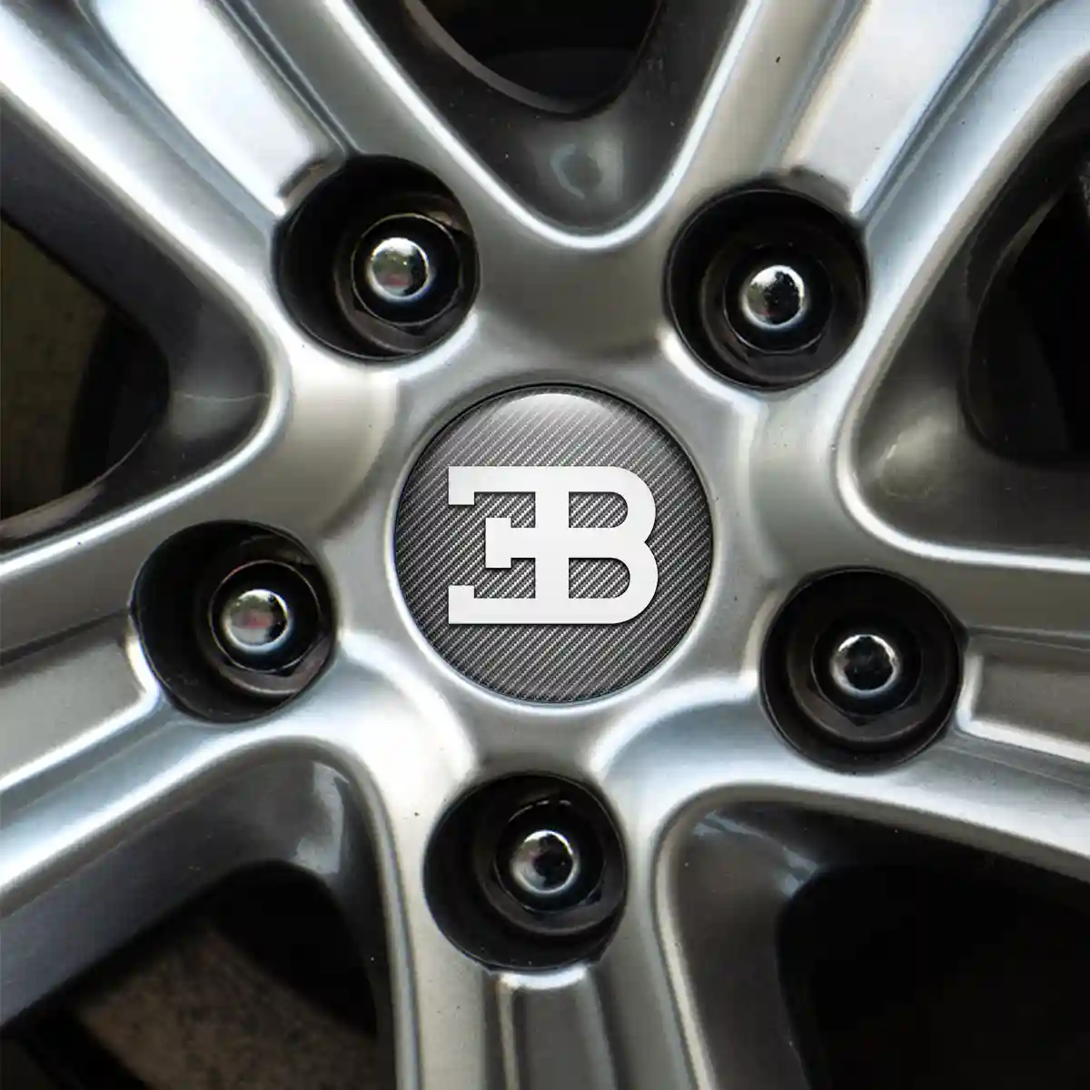 Bugatti Logo Sticker Stylish Design