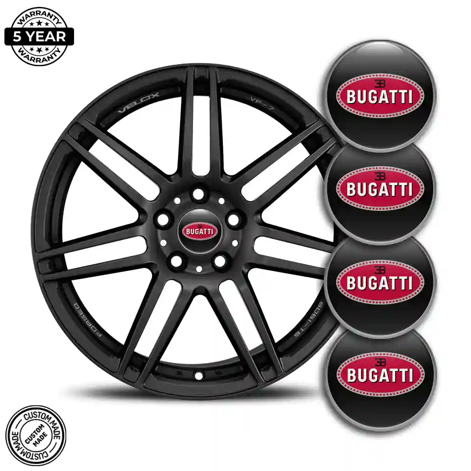 Bugatti Silicone Sticker Self-Adhesive Stylish Design