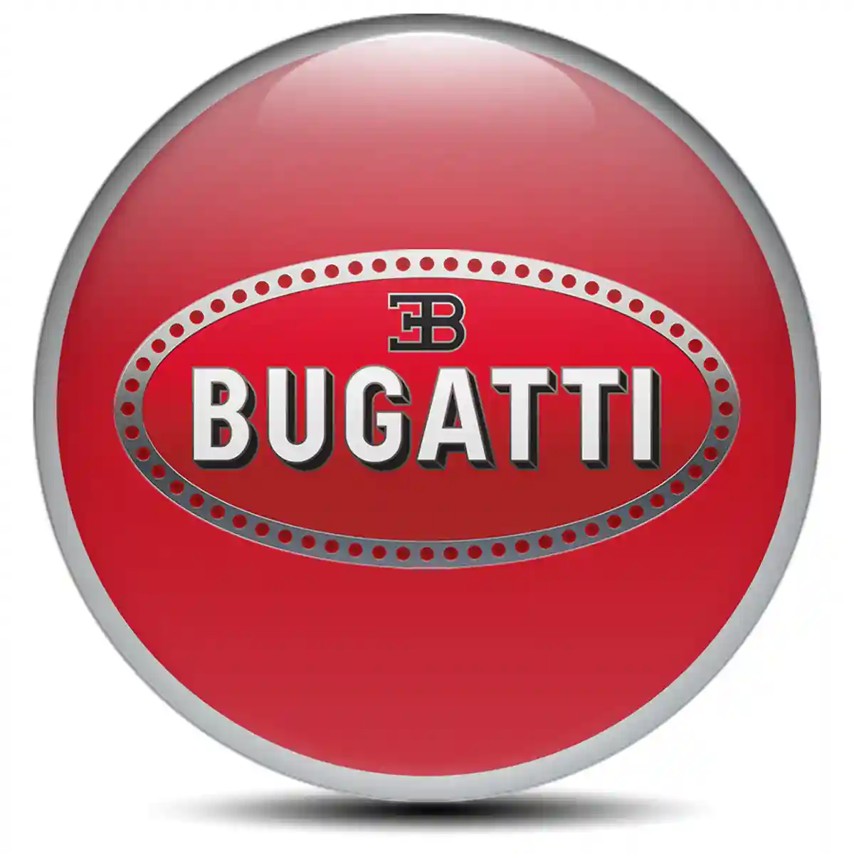 Bugatti Sticker Epoxy 3D Gel Stylish Design