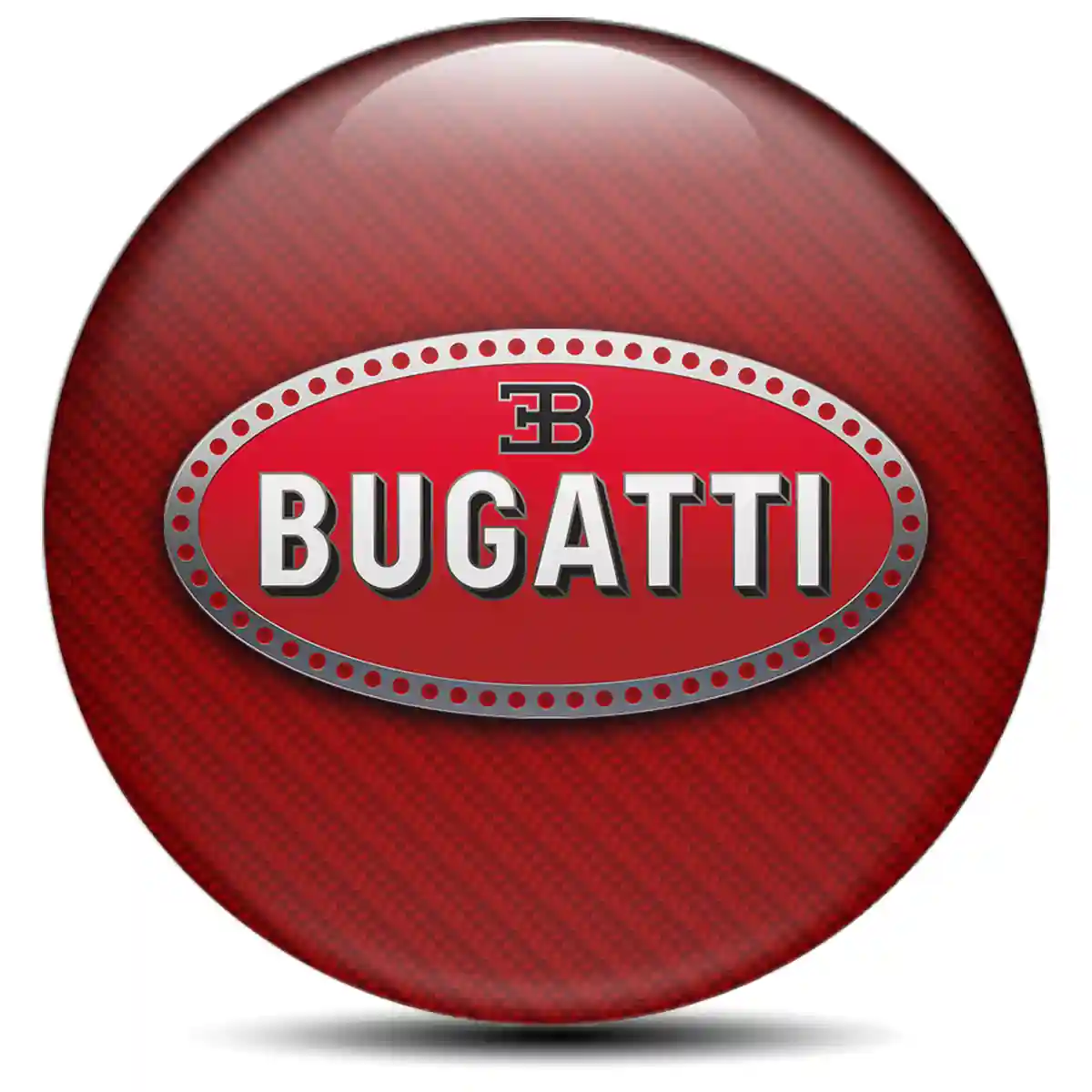 Bugatti Wheel Emblem Self-Adhesive High Quality