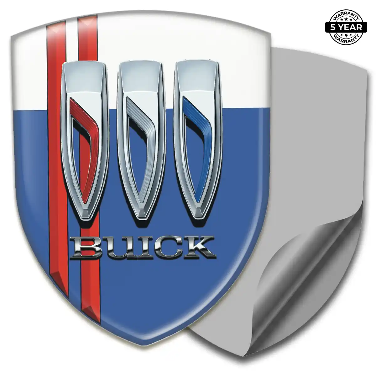 Buick 3D Badge Sticker Noble Edition