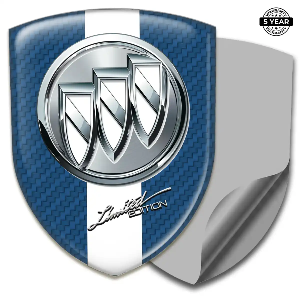Buick 3D Badge Sticker Premium Dome