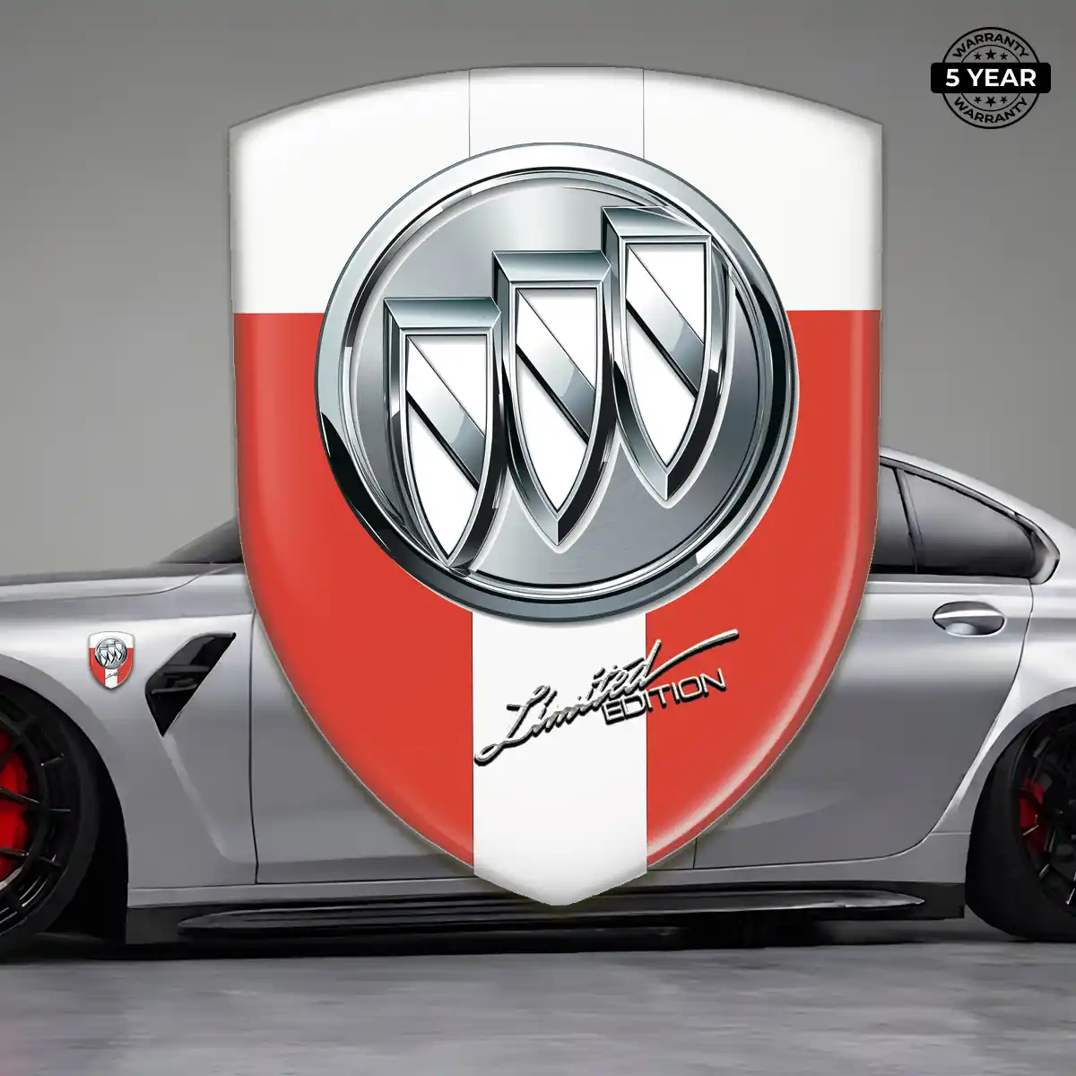 Buick 3D Badge Sticker Prestige Line