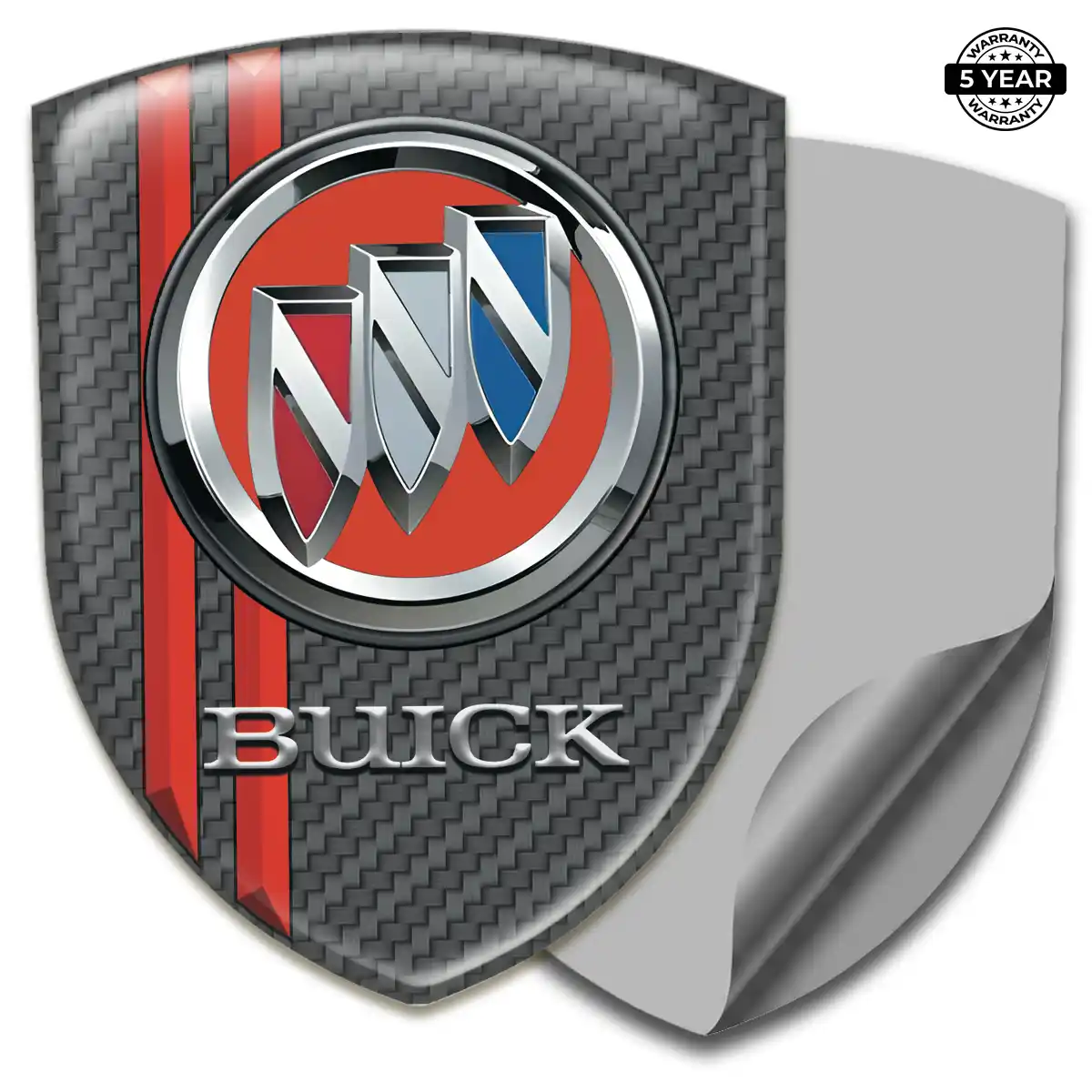 Buick 3D Badge Sticker Sleek Style