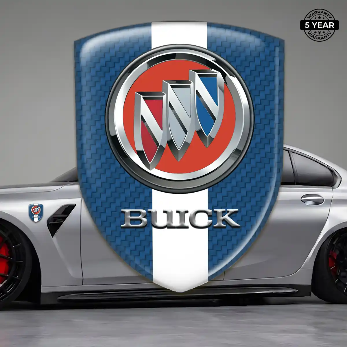 Buick 3D Domed Sticker Elite Finish