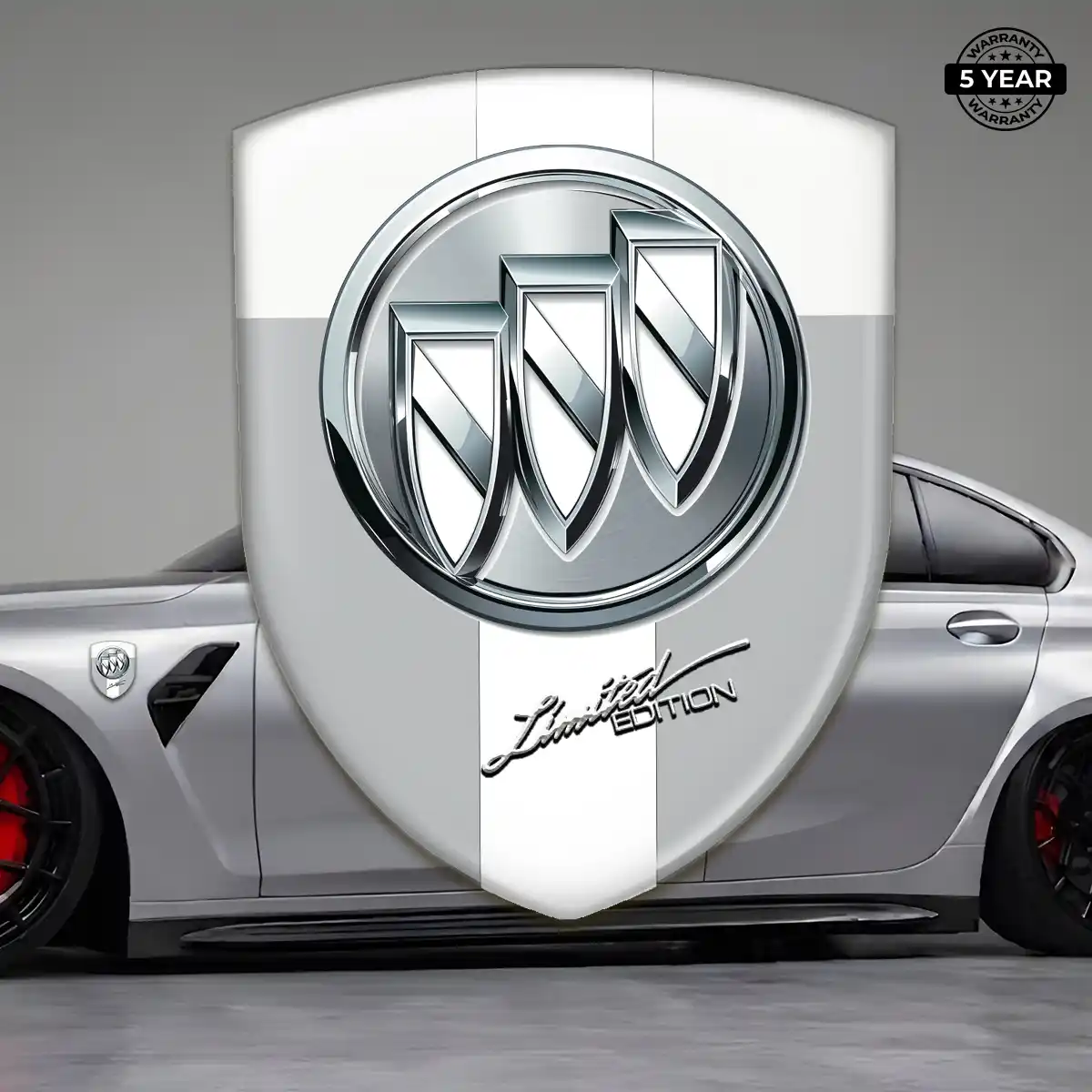 Buick 3D Domed Sticker Interior Luxe