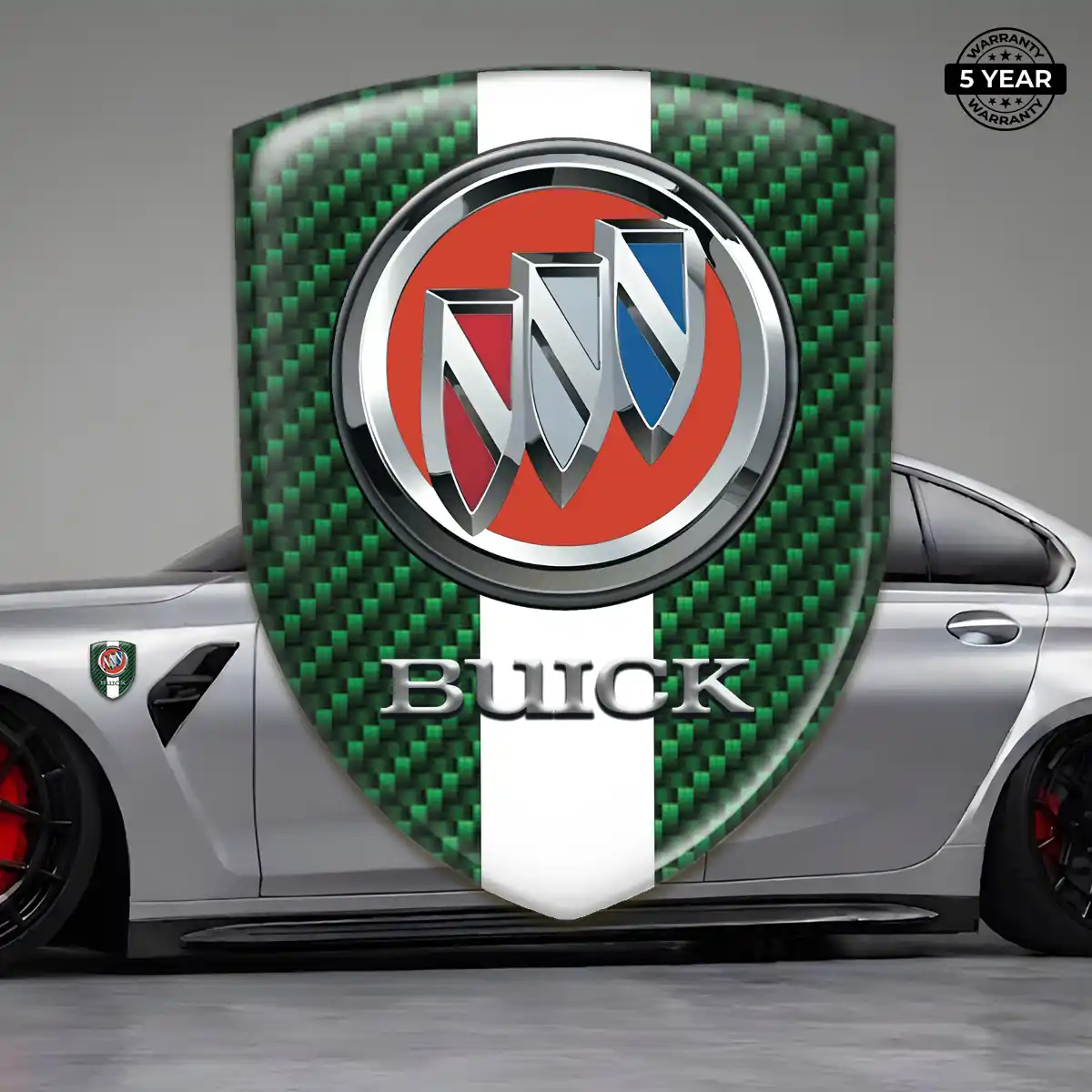 Buick 3D Domed Sticker Premium Dome