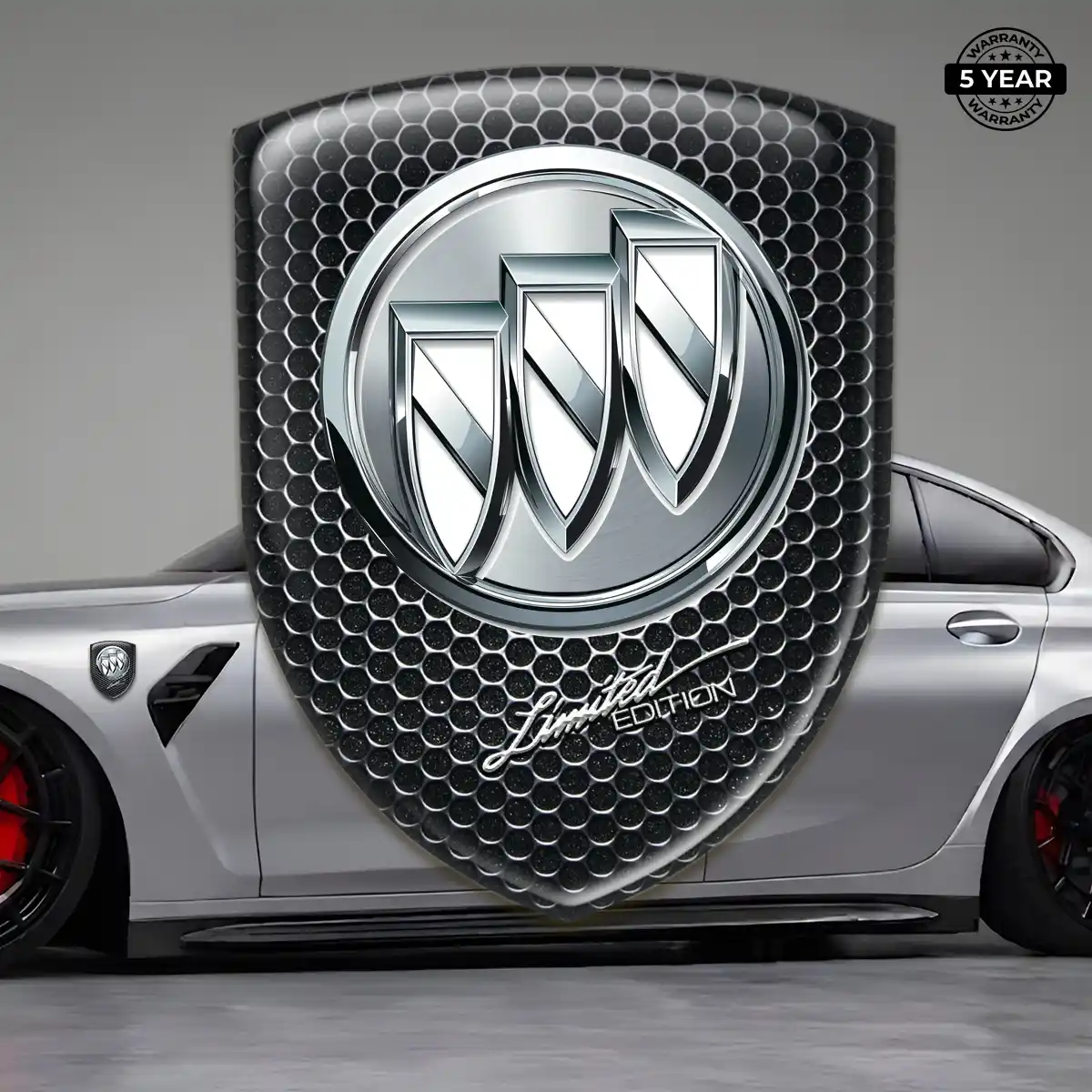 Buick 3D Domed Sticker Refined Design