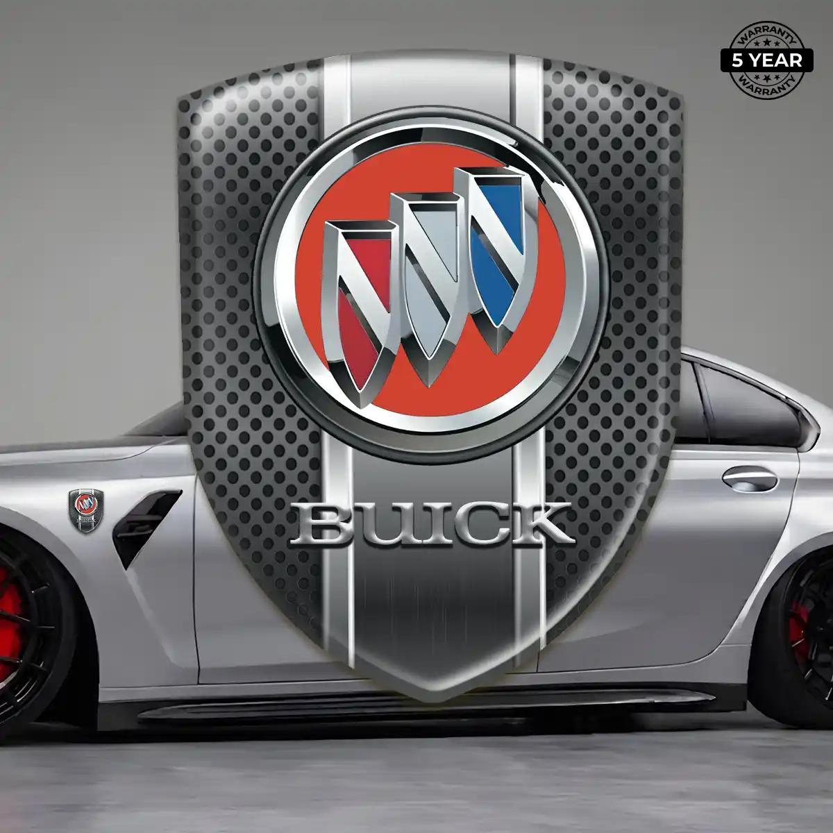 Buick 3D Domed Sticker Resin Luxe