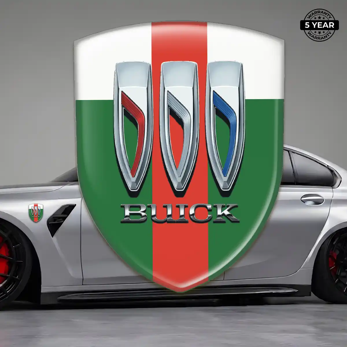 Buick 3D Domed Sticker Signature Grade
