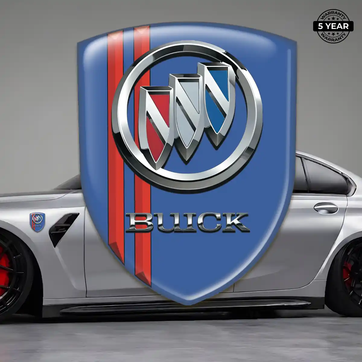 Buick 3D Emblem Sticker Deluxe Edition