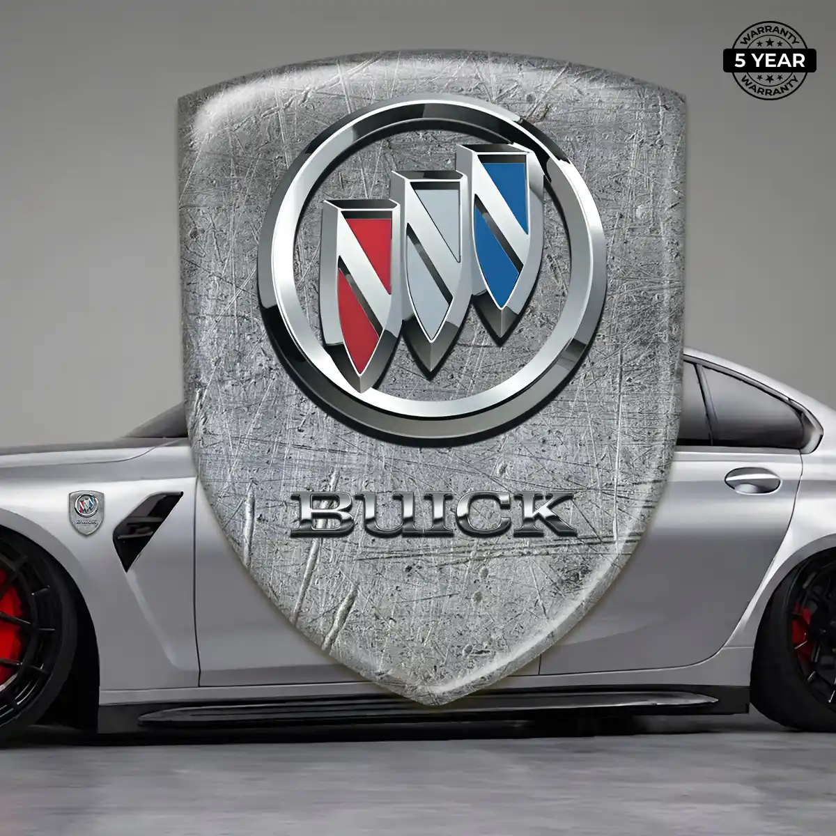 Buick 3D Emblem Sticker Refined Design