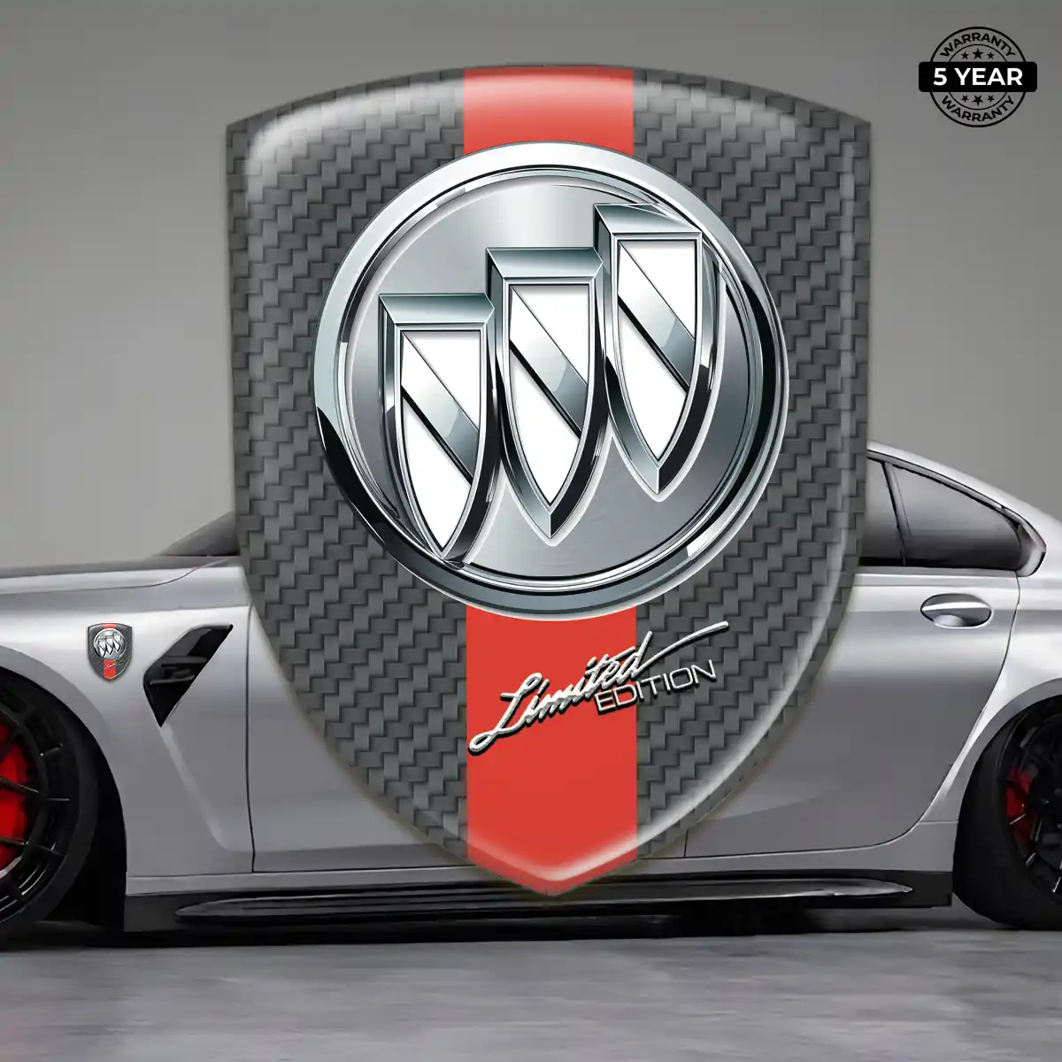 Buick 3D Emblem Sticker Signature Grade