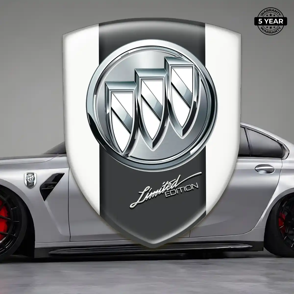Buick 3D Emblem Sticker Sleek Style