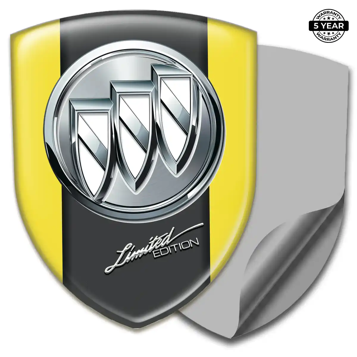 Buick 3D Gel Sticker Sleek Style