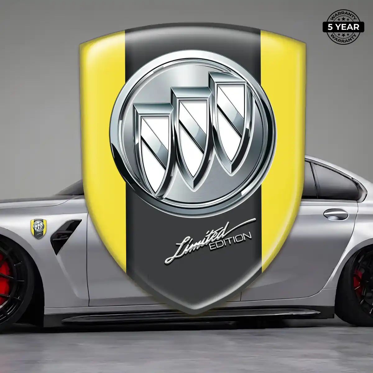 Buick 3D Gel Sticker Sleek Style