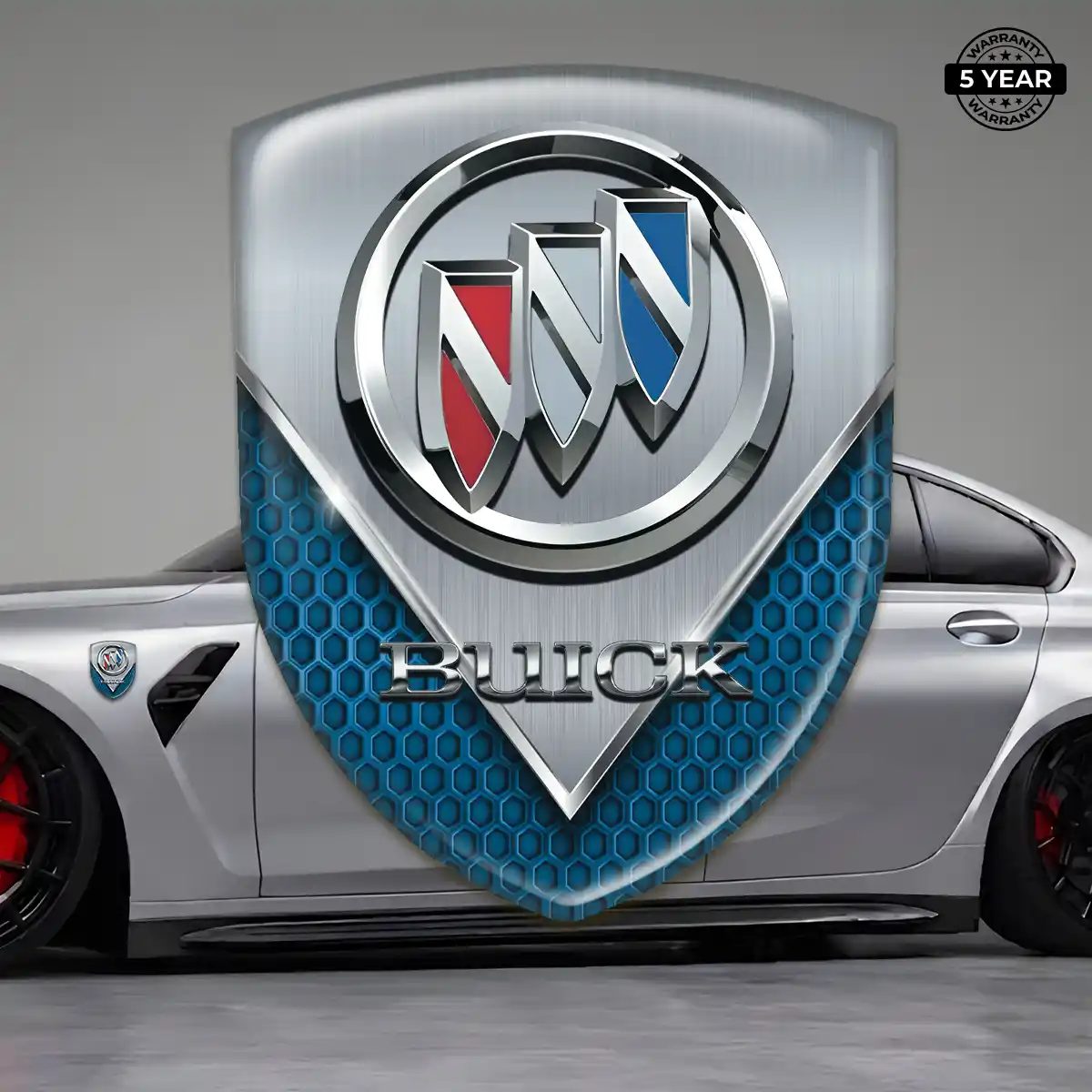 Buick 3D Logo Sticker Deluxe Edition