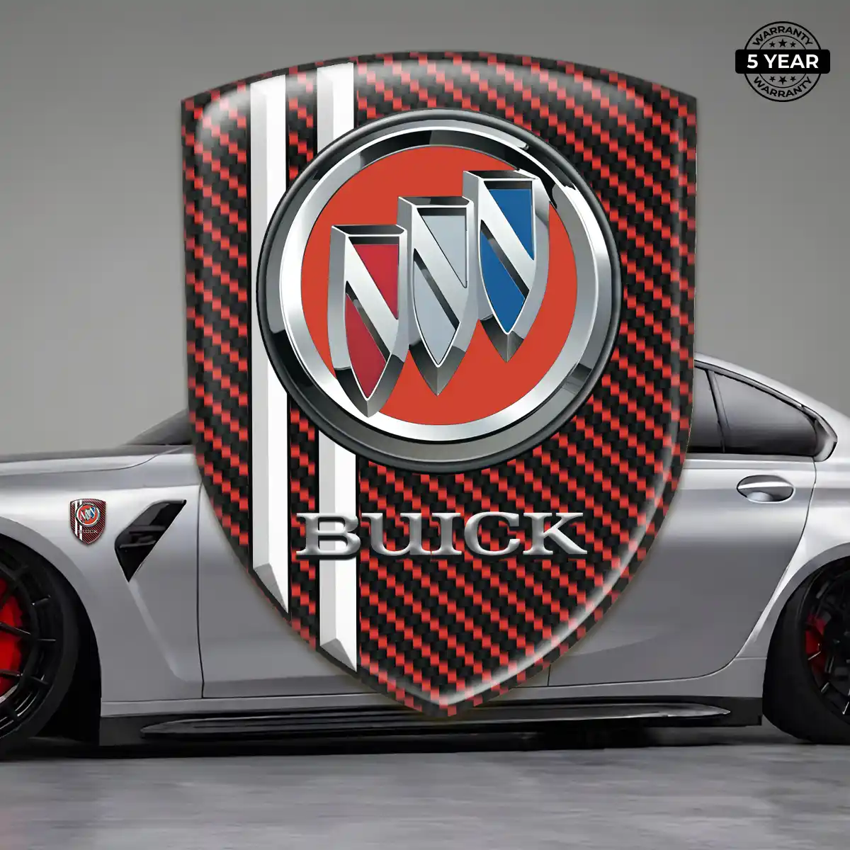 Buick 3D Logo Sticker Opulent Line