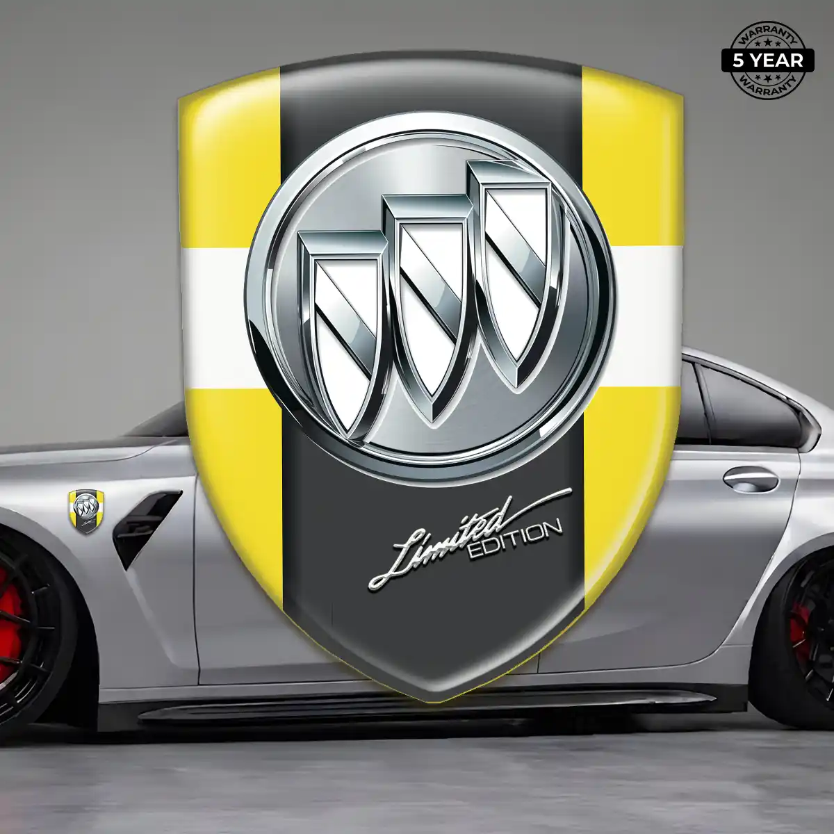 Buick 3D Logo Sticker Prestige Line
