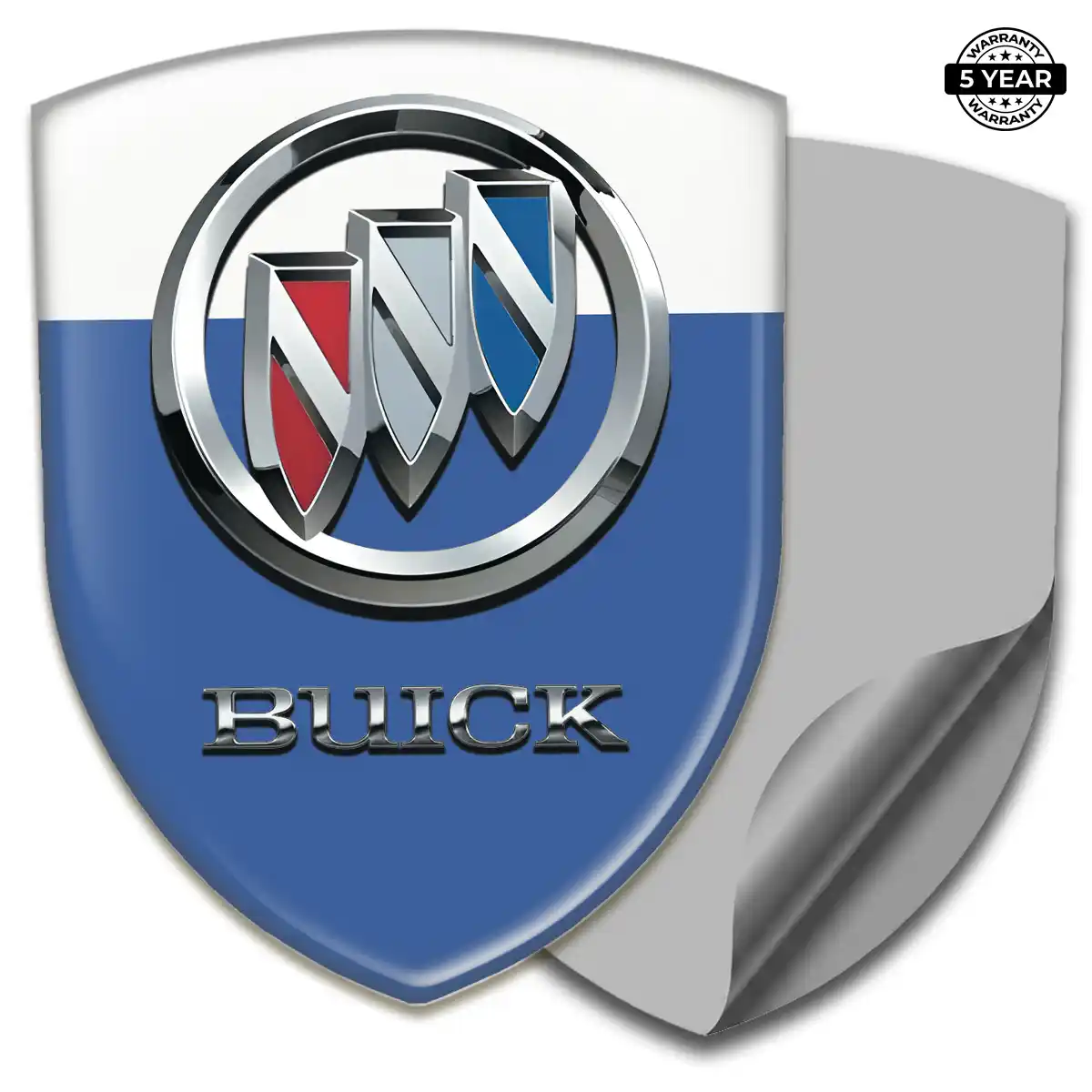 Buick 3D Logo Sticker Refined Design