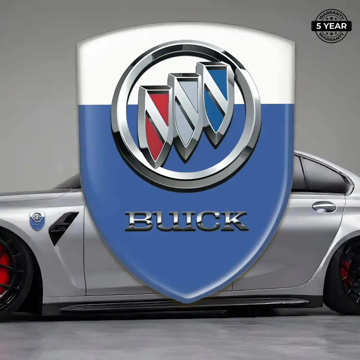 Buick 3D Logo Sticker Refined Design