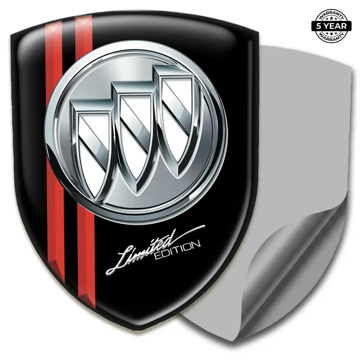 Buick 3D Logo Sticker Resin Luxe