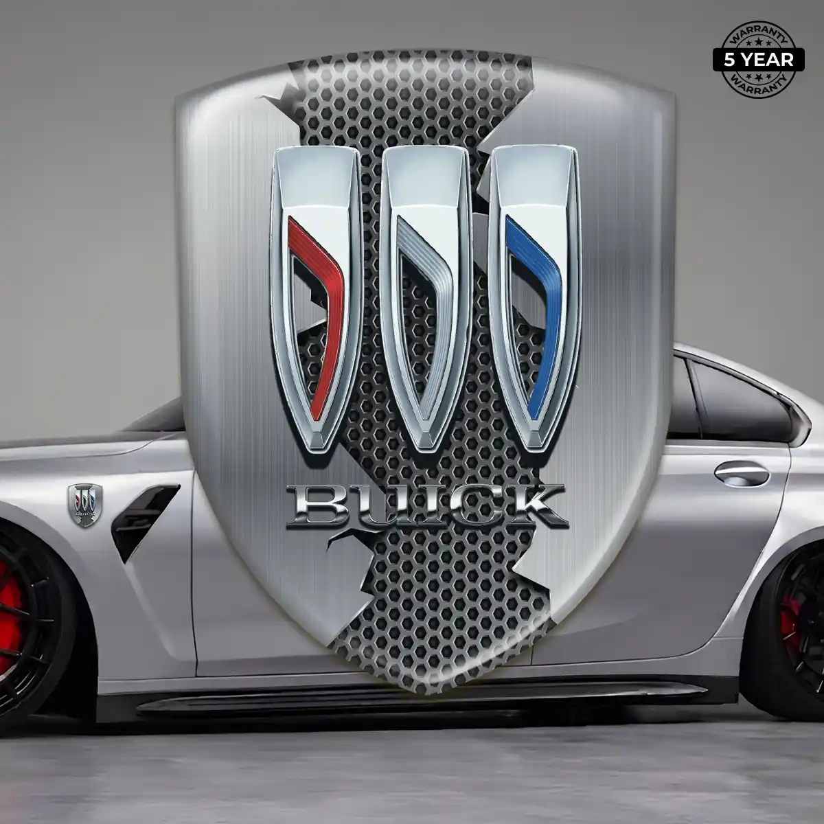 Buick 3D Logo Sticker Signature Grade