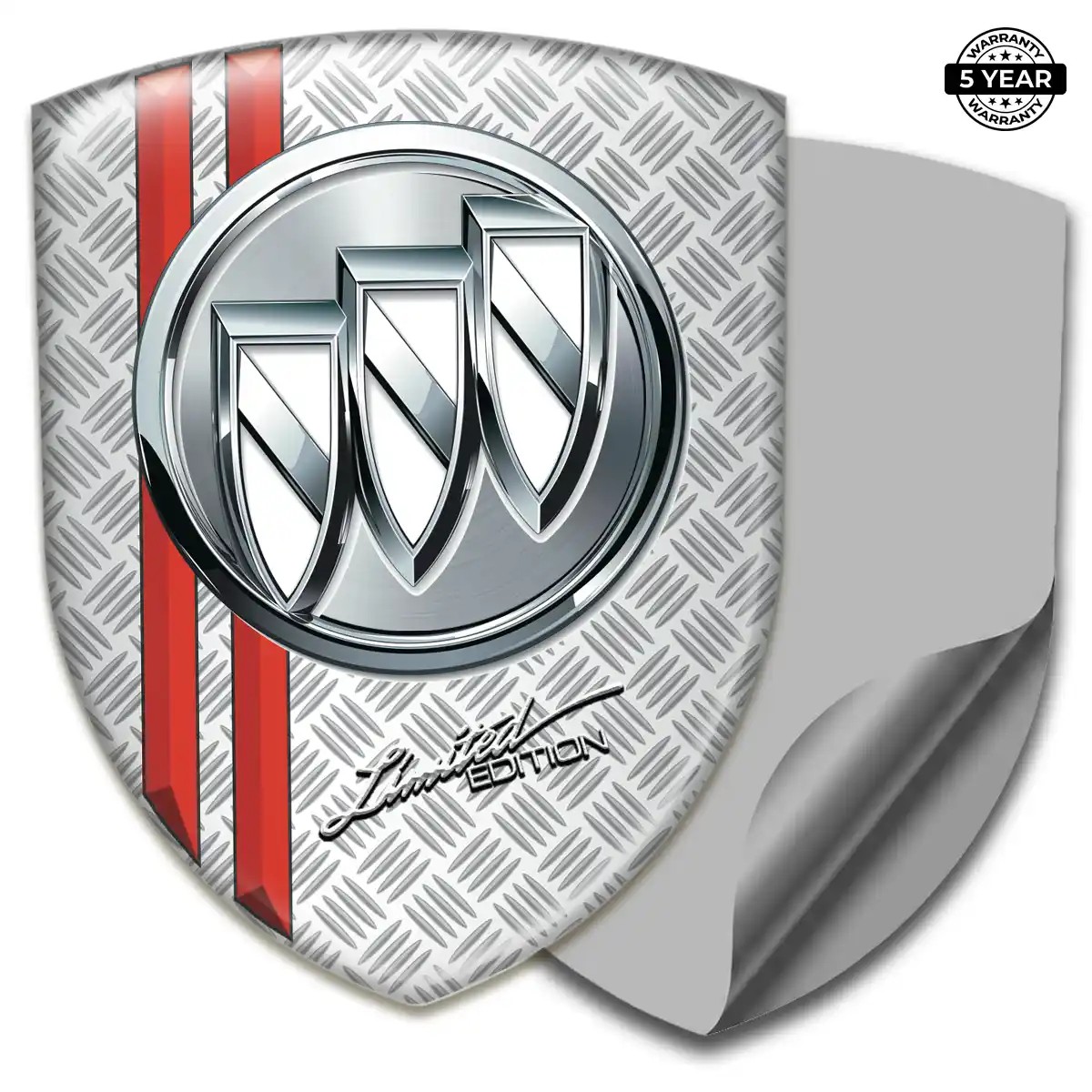 Buick 3D Resin Sticker Sleek Style