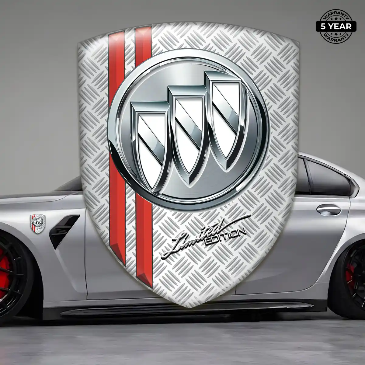 Buick 3D Resin Sticker Sleek Style