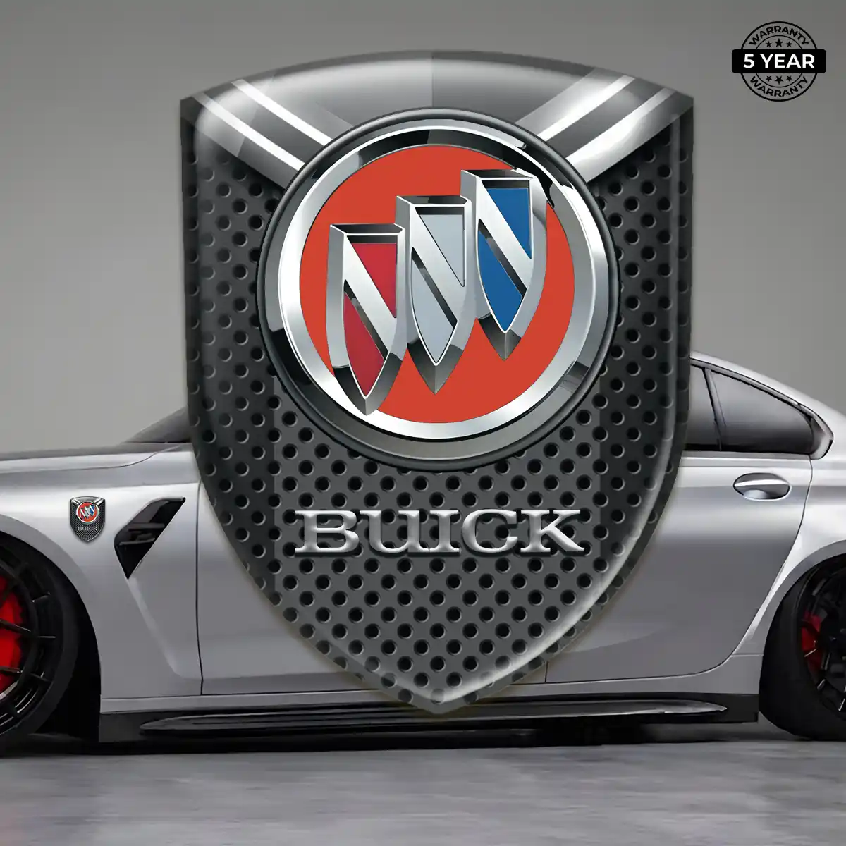 Buick Automotive Emblem Sticker Opulent Line