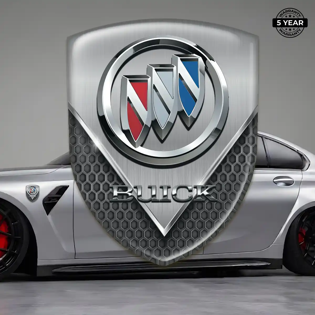 Buick Automotive Emblem Sticker Prestige Line