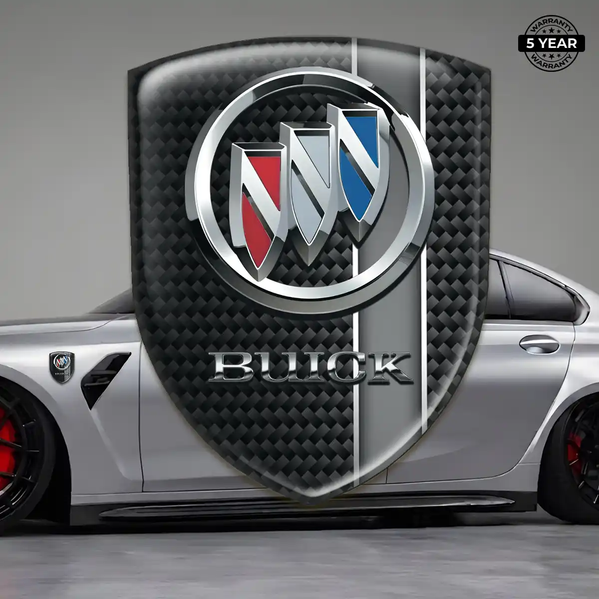 Buick Automotive Emblem Sticker Signature Grade